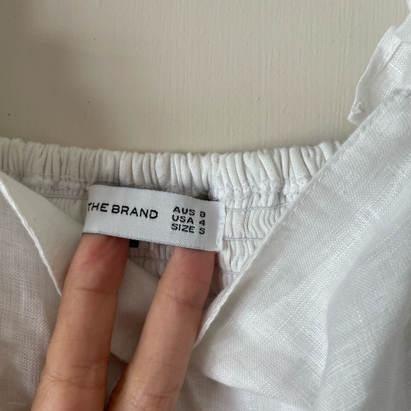 Sold | Faithful the Brand | White Barnette Puff Sleeve Top - Picture 6 of 8